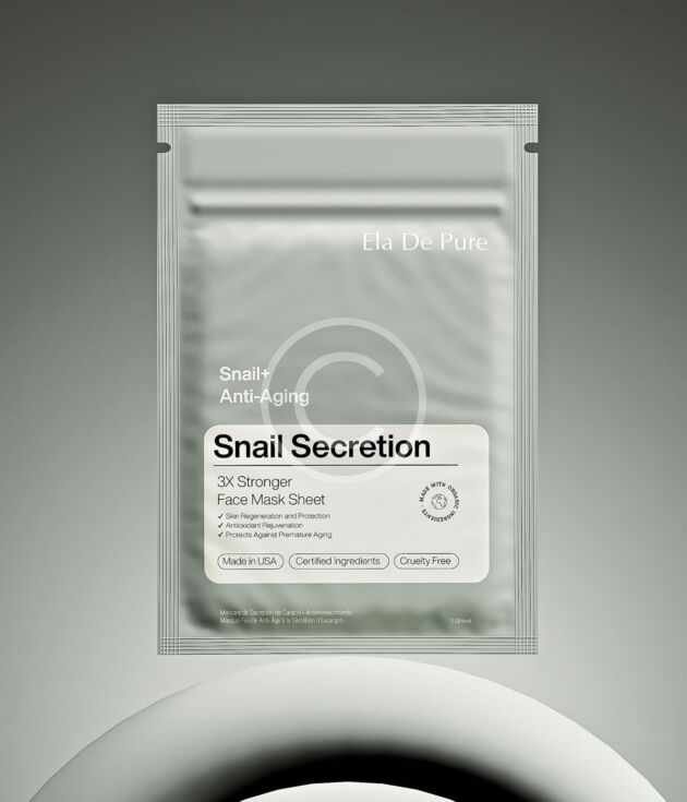Snail secretion anti-aging face mask